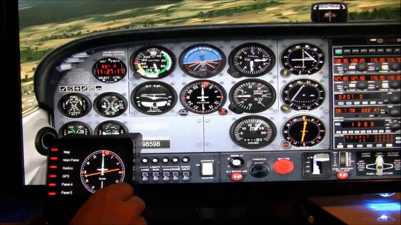 saitek flight instrument panel upgrade